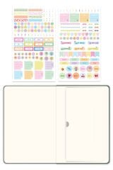 Matt Notebook 2026 Yılı A5 Keten Haftalık Ajanda 15x21 cm - 12 Aylık Yeşil