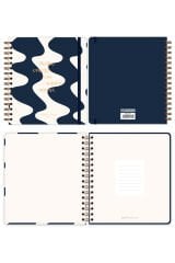 Matt Notebook 2025 Yılı Haftalık Kare Ajanda - 12 Aylık