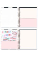 Matt Notebook 2025 Yılı Haftalık Kare Ajanda - 12 Aylık