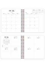 Matt Notebook 2025 Yılı Haftalık Kare Ajanda - 12 Aylık