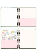 Matt Notebook 2026 Yılı Haftalık Kare Ajanda - 12 Aylık Manzara