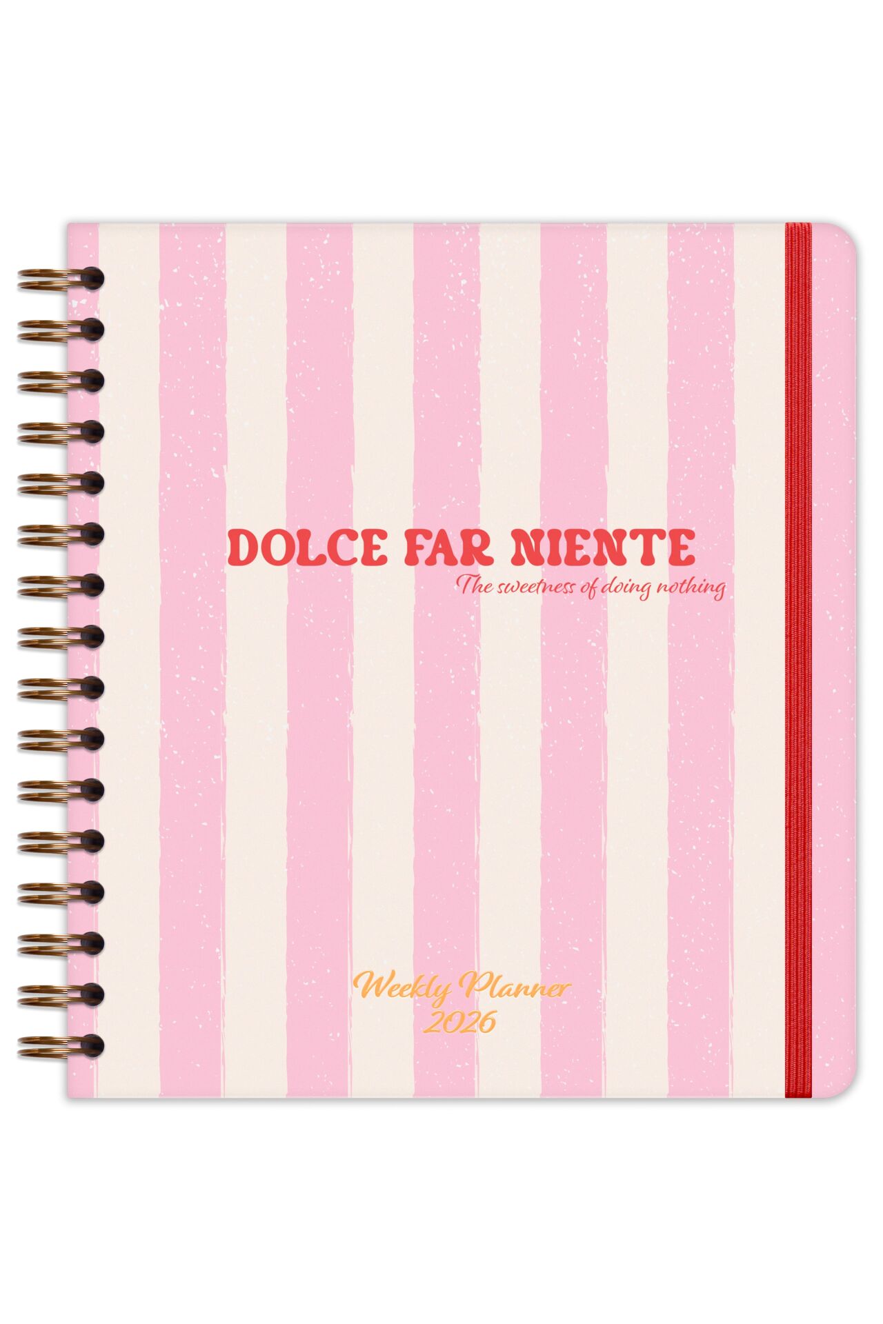 Matt Notebook 2026 Yılı Haftalık Kare Ajanda - 12 Aylık