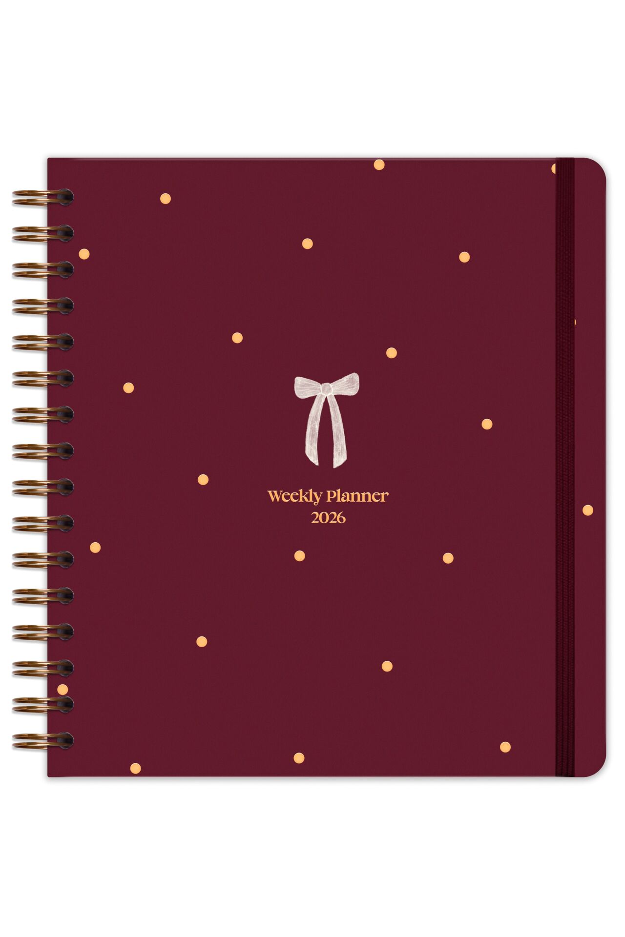 Matt Notebook 2026 Yılı Haftalık Kare Ajanda - 12 Aylık Fiyonk