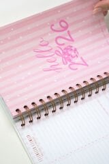 Matt Notebook 2026 Yılı A5 Haftalık Ajanda Spiralli 15x21 cm - 12 Aylık - Motivasyon Sayfalı