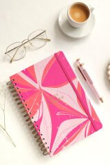 Matt Notebook 2025 Yılı Günlük Spiralli Ajanda 16x24 cm - 12 Aylık