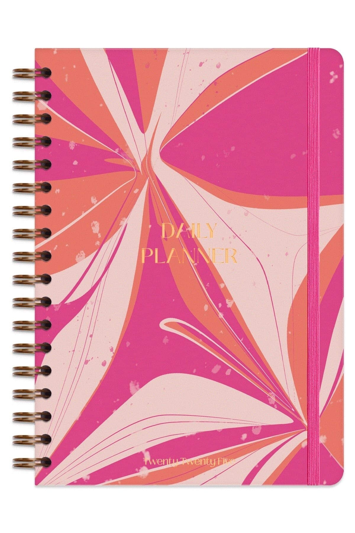 Matt Notebook 2025 Yılı Günlük Spiralli Ajanda 16x24 cm - 12 Aylık