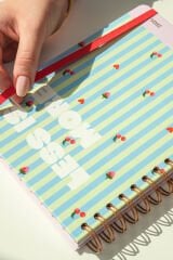 Matt Notebook 2026 Yılı A5 Haftalık Ajanda Spiralli 15x21 cm - 12 Aylık - Motivasyon Sayfalı