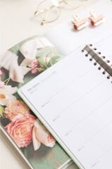 Matt Notebook 2025 Yılı Günlük Spiralli Ajanda 16x24 cm - 12 Aylık