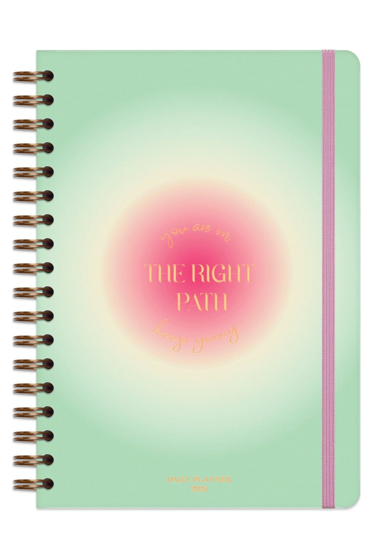 Matt Notebook 2025 Yılı Günlük Spiralli Ajanda 16x24 cm - 12 Aylık