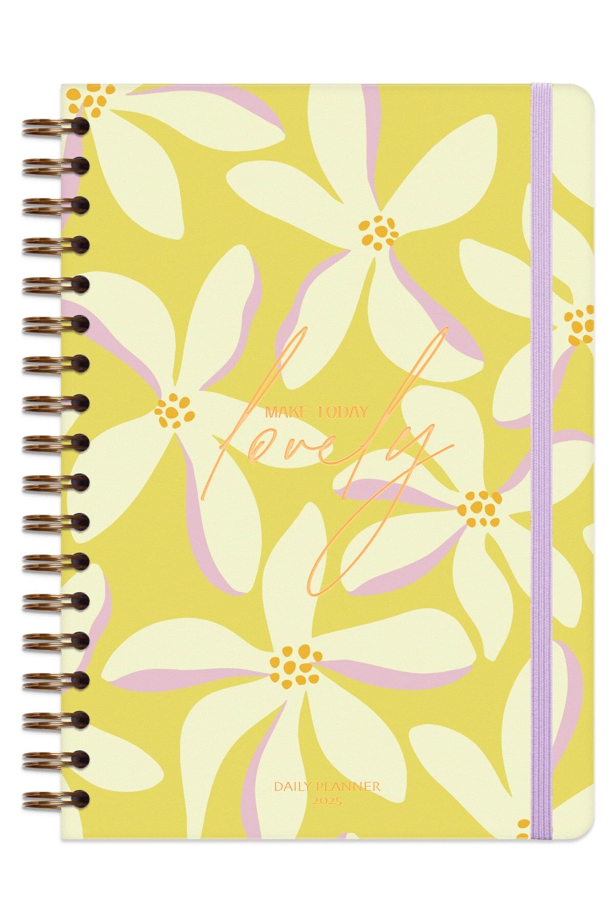 Matt Notebook 2025 Yılı Günlük Spiralli Ajanda 16x24 cm - 12 Aylık