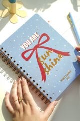Matt Notebook 2026 Yılı A5 Haftalık Ajanda Spiralli 15x21 cm - 12 Aylık - Motivasyon Sayfalı Fiyonk