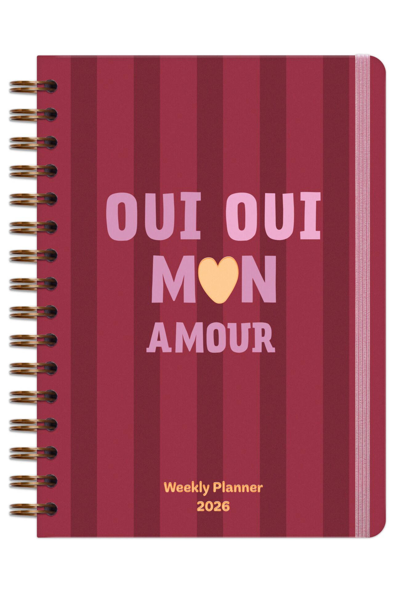 Matt Notebook 2026 Yılı A5 Haftalık Ajanda Spiralli 15x21 cm - 12 Aylık - Motivasyon Sayfalı