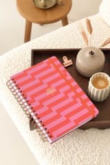 Matt Notebook 2025 Yılı Günlük Spiralli Ajanda 16x24 cm - 12 Aylık