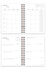Matt Notebook 2026 Yılı A5 Ajanda Spiralli 15x21 cm - 12 Aylık Kalpler