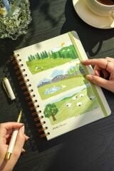 Matt Notebook 2026 Yılı A5 Ajanda Spiralli 15x21 cm - 12 Aylık