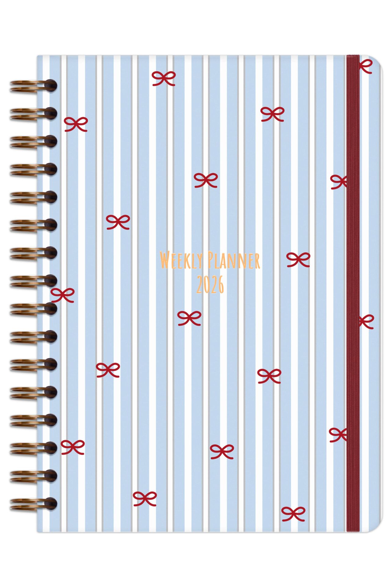 Matt Notebook 2026 Yılı A5 Ajanda Spiralli 15x21 cm - 12 Aylık Fiyonklar
