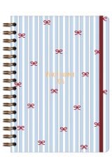 Matt Notebook 2026 Yılı A5 Ajanda Spiralli 15x21 cm - 12 Aylık Fiyonklar