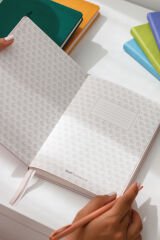 Matt Notebook A5 Defter Noktalı Sarı