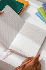Matt Notebook A5 Defter Noktalı Sarı
