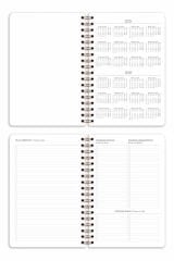 Matt Notebook 2025 Yılı Günlük Spiralli Ajanda 16x24 cm - 12 Aylık
