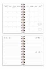 Matt Notebook 2025 Yılı Günlük Spiralli Ajanda 16x24 cm - 12 Aylık