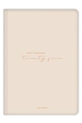 Matt Notebook 2025 Yılı A5 Tam Gün Ajanda 15x21 cm - 365 Gün Bej