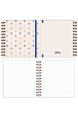 Matt Notebook 15x15 cm Kare 2'li Set Spiralli 2025 Yılı Haftalık Ajanda ve Defter