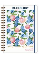 Matt Notebook 2026 Yılı B5 Haftalık Ajanda Spiralli 17x24 cm - 12 Aylık Yaban Mersini