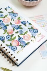Matt Notebook 2026 Yılı B5 Haftalık Ajanda Spiralli 17x24 cm - 12 Aylık Yaban Mersini
