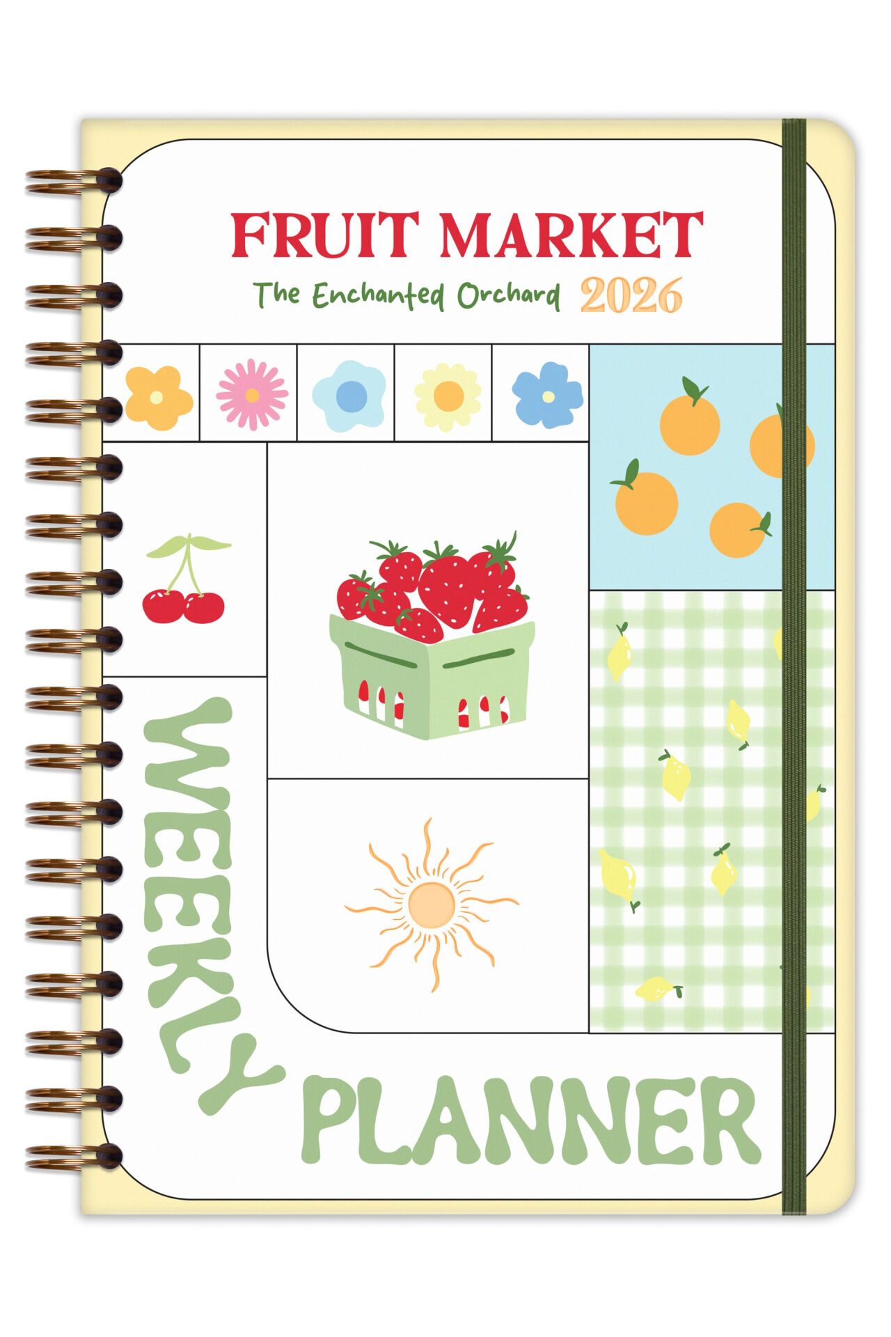 Matt Notebook 2026 Yılı B5 Haftalık Ajanda Spiralli 17x24 cm - 12 Aylık