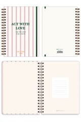 Matt Notebook 2026 Yılı Günlük Spiralli Ajanda 16x24 cm - 12 Aylık