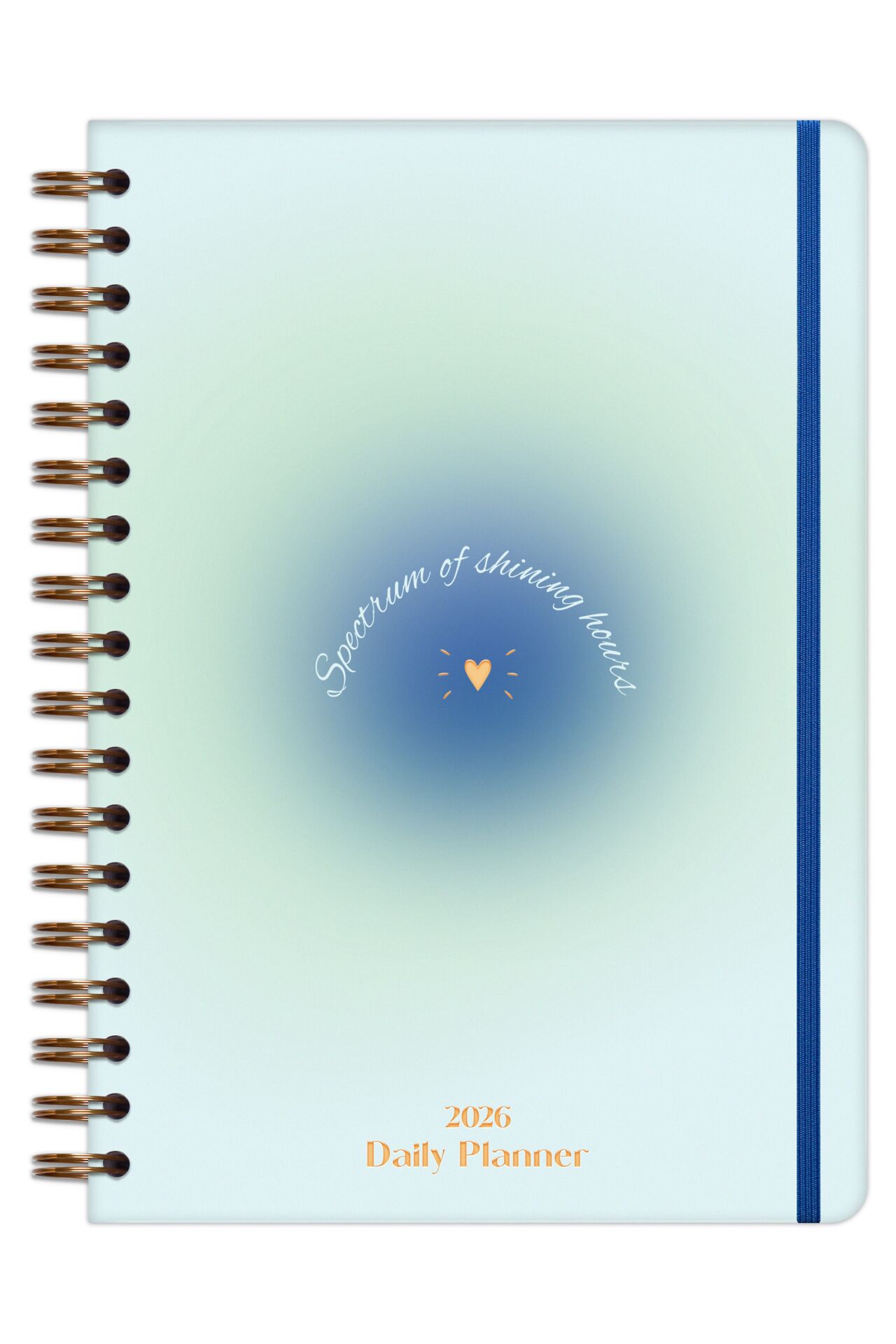 Matt Notebook 2026 Yılı Günlük Spiralli Ajanda 16x24 cm - 12 Aylık