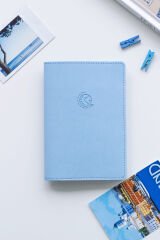 Matt Notebook Pasaport Kılıfı Mavi