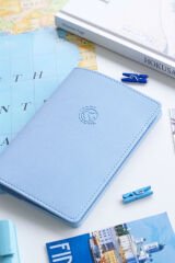 Matt Notebook Pasaport Kılıfı Mavi