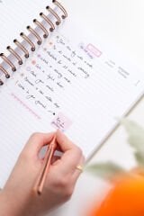 Matt Notebook 2026 Yılı Günlük Spiralli Ajanda 16x24 cm - 12 Aylık Fiyonk