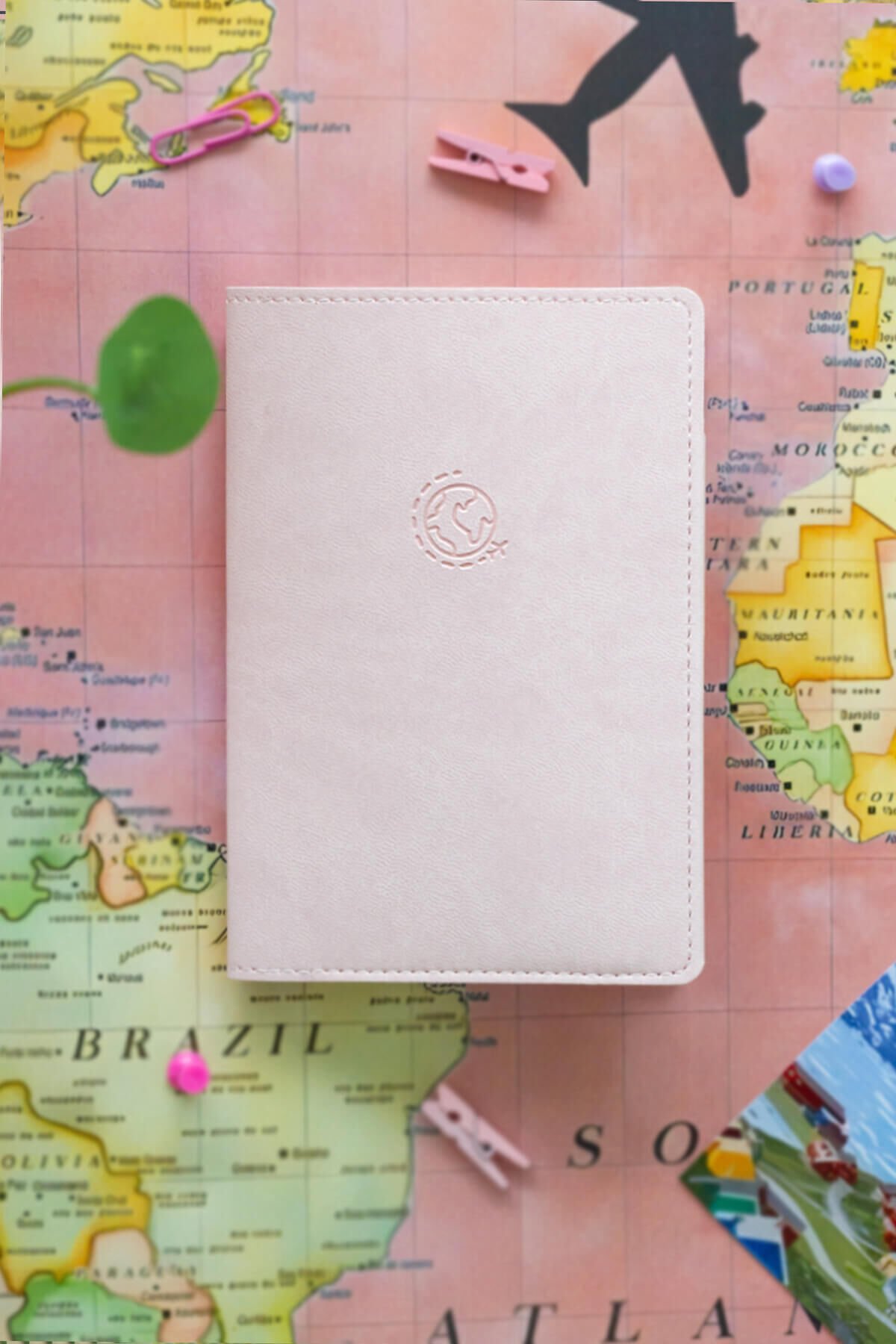 Matt Notebook Pasaport Kılıfı Pembe