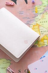 Matt Notebook Pasaport Kılıfı Pembe