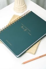 Matt Notebook 2026 Yılı Günlük Spiralli Ajanda 16x24 cm - 12 Aylık Two Thousand Twenty Six