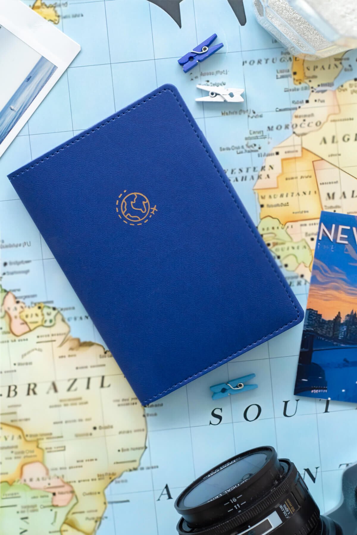 Matt Notebook Pasaport Kılıfı Lacivert