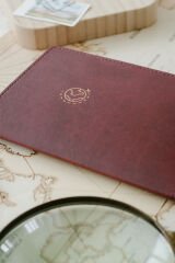 Matt Notebook Pasaport Kılıfı Bordo