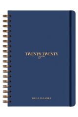 Matt Notebook 2026 Yılı Günlük Spiralli Ajanda 16x24 cm - 12 Aylık Lacivert