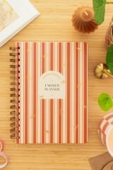 Matt Notebook A5 Spiralli Süresiz Planlayıcı Ajanda