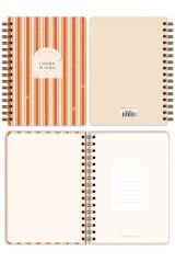 Matt Notebook A5 Spiralli Süresiz Planlayıcı Ajanda