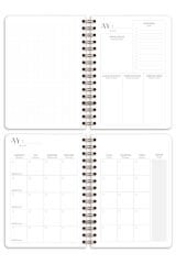 Matt Notebook A5 Spiralli Süresiz Planlayıcı Ajanda