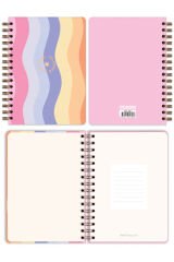 Matt Notebook A5 Spiralli Süresiz Planlayıcı Ajanda Gökkuşağı
