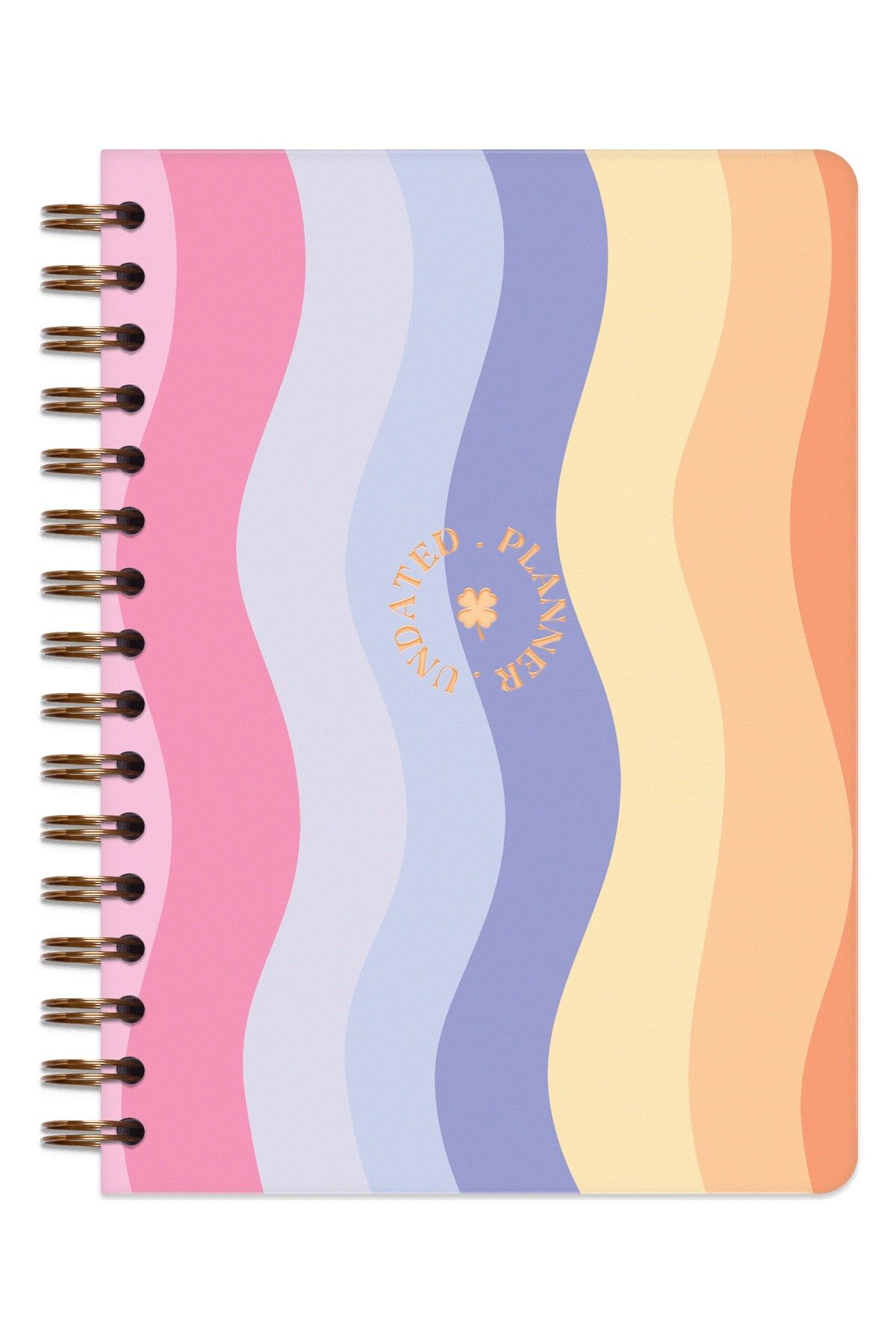 Matt Notebook A5 Spiralli Süresiz Planlayıcı Ajanda Gökkuşağı