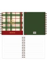 Matt Notebook 15x15 cm Kare 2'li Set Spiralli 2026 Yılı Haftalık Ajanda ve Defter Kiraz
