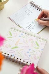 Matt Notebook 15x15 cm Kare 2'li Set Spiralli 2026 Yılı Haftalık Ajanda ve Defter Manzara