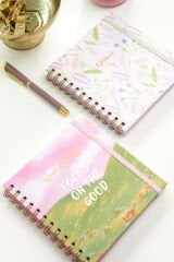 Matt Notebook 15x15 cm Kare 2'li Set Spiralli 2026 Yılı Haftalık Ajanda ve Defter Manzara