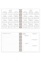Matt Notebook 15x15 cm Kare 2'li Set Spiralli 2026 Yılı Haftalık Ajanda ve Defter Manzara